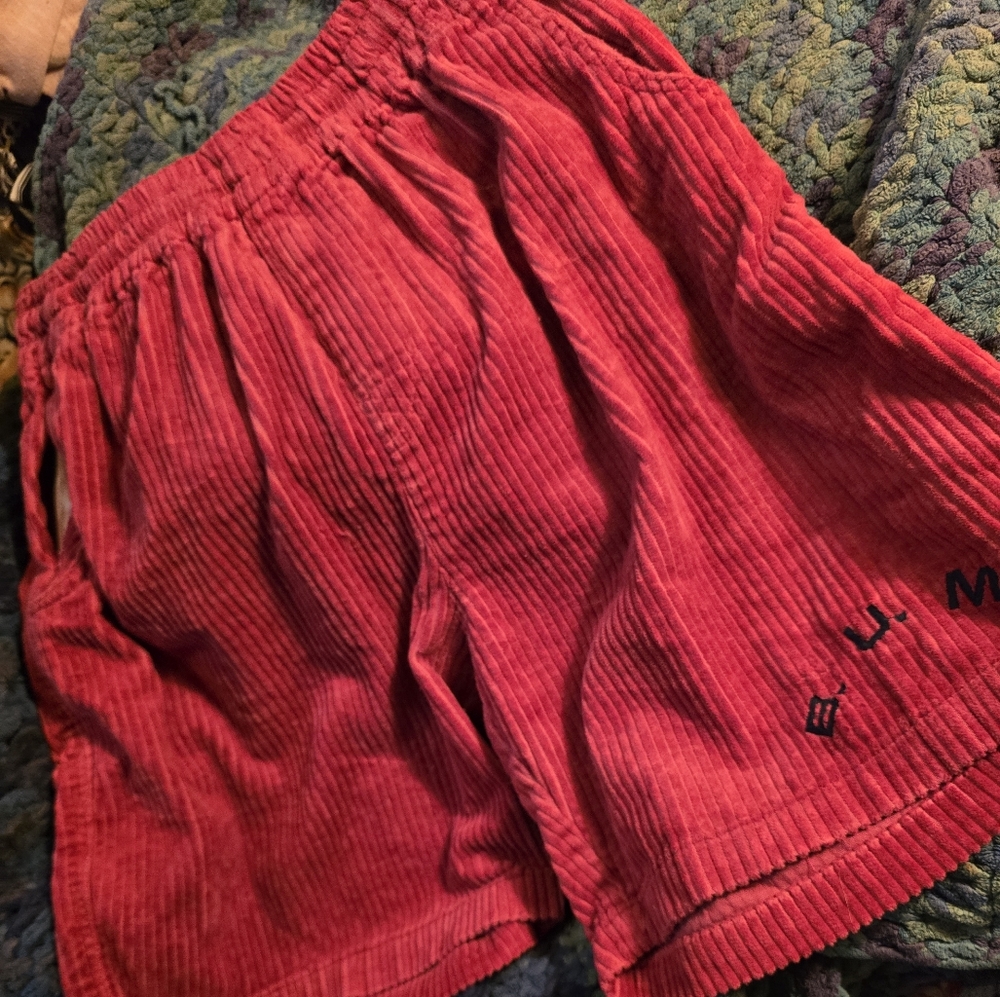 Men's Red Athletic Shorts